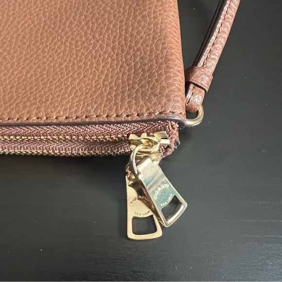 COACH | Brown Double Zipper Wristlet - Picture 6 of 7